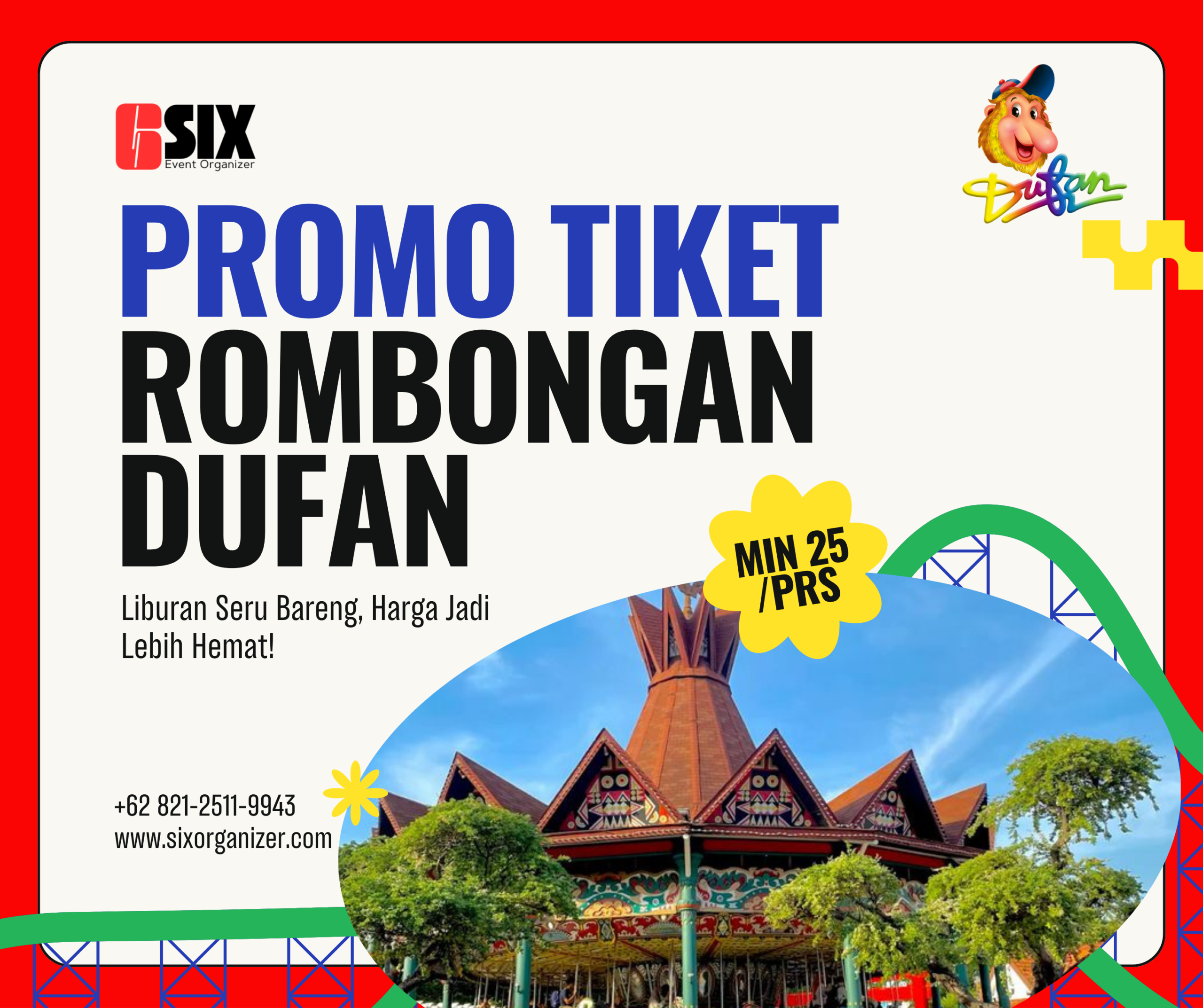 tiket dufan grup rombongan